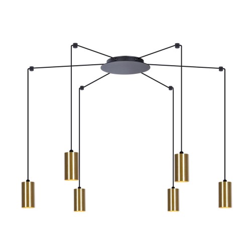 Kaja Oświetlenie Patynowa lampa wisząca w kształcie pająka K-4893 VIGO K-4893