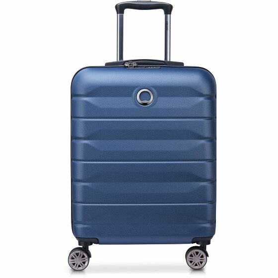Delsey Air Armour Walizka kabinowa na 4 kołach Slim Line 55 cm nachtblau 3866803-02
