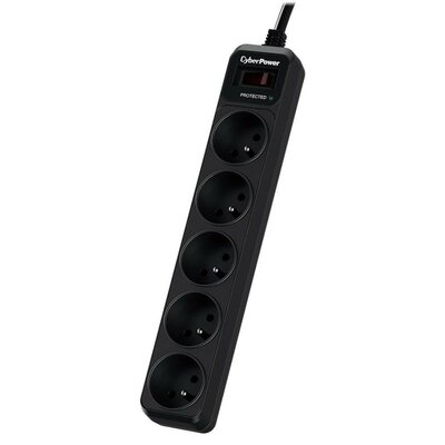 CyberPower Essential 5 gniazd 1.8m czarna