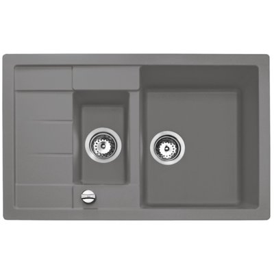Teka Zlew MAESTRO tegranit ASTRAL 60x60 B-TG aluminium 40143577