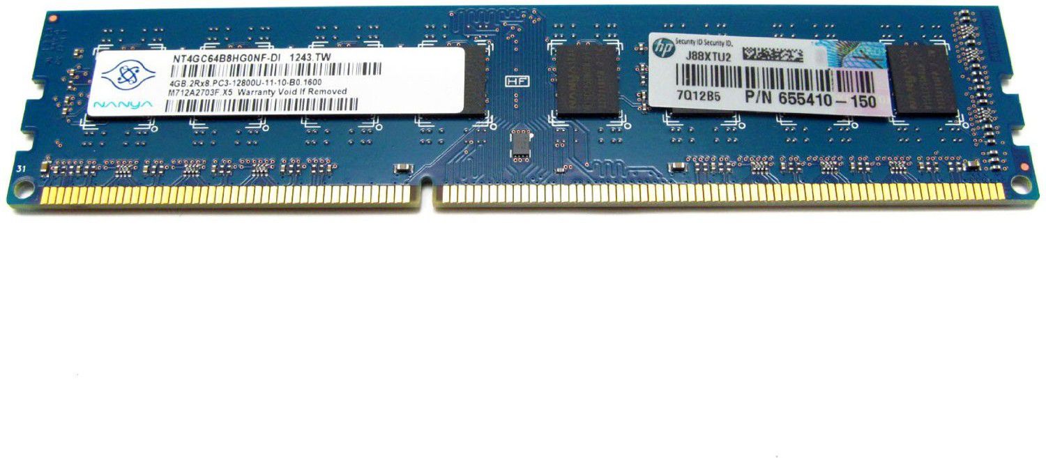 Pamięć dedykowana HP DDR3, 4 GB, 1600 MHz, CL11 671613-001