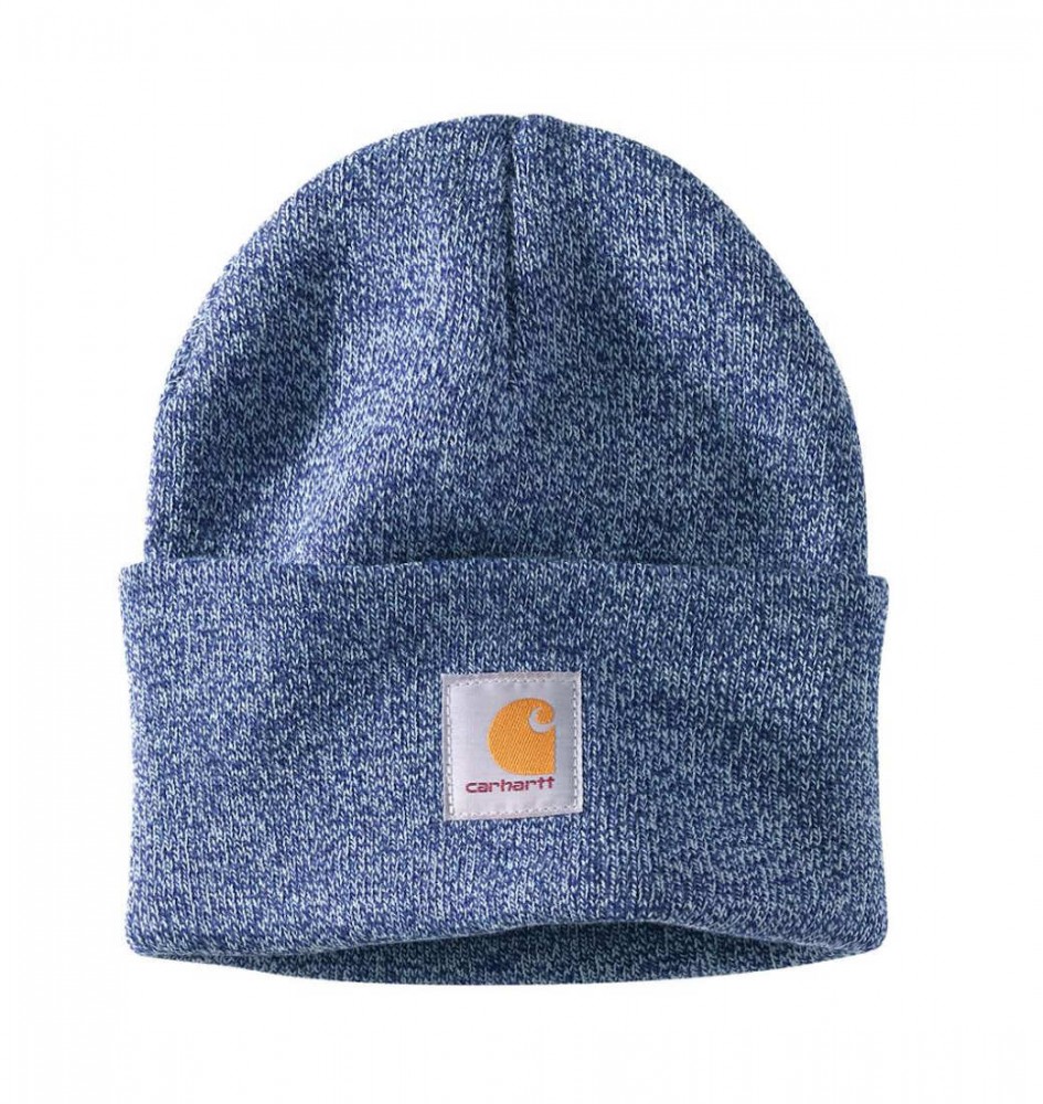 Czapka zimowa Carhartt Acrylic Watch Hat A18 Scout Blue - Powder Blue Marl