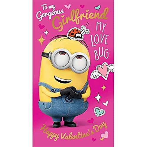 Danilo Promotions 'Despicable Me' kartka na walentynki, To My Gorgeous Girlfriend' DEV03