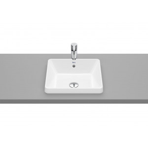 Roca A3270Y7S00 GAP Umywalka blatowa prostok$283tna 39x37 cm z przelewem Supraglaze$284
