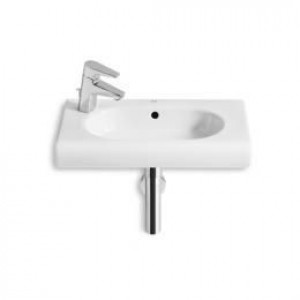 Roca A32724XS00 MERIDIAN-N Umywalka 60x32 cm z otworem na bateri$641 po lewej stronie Supraglaze$642