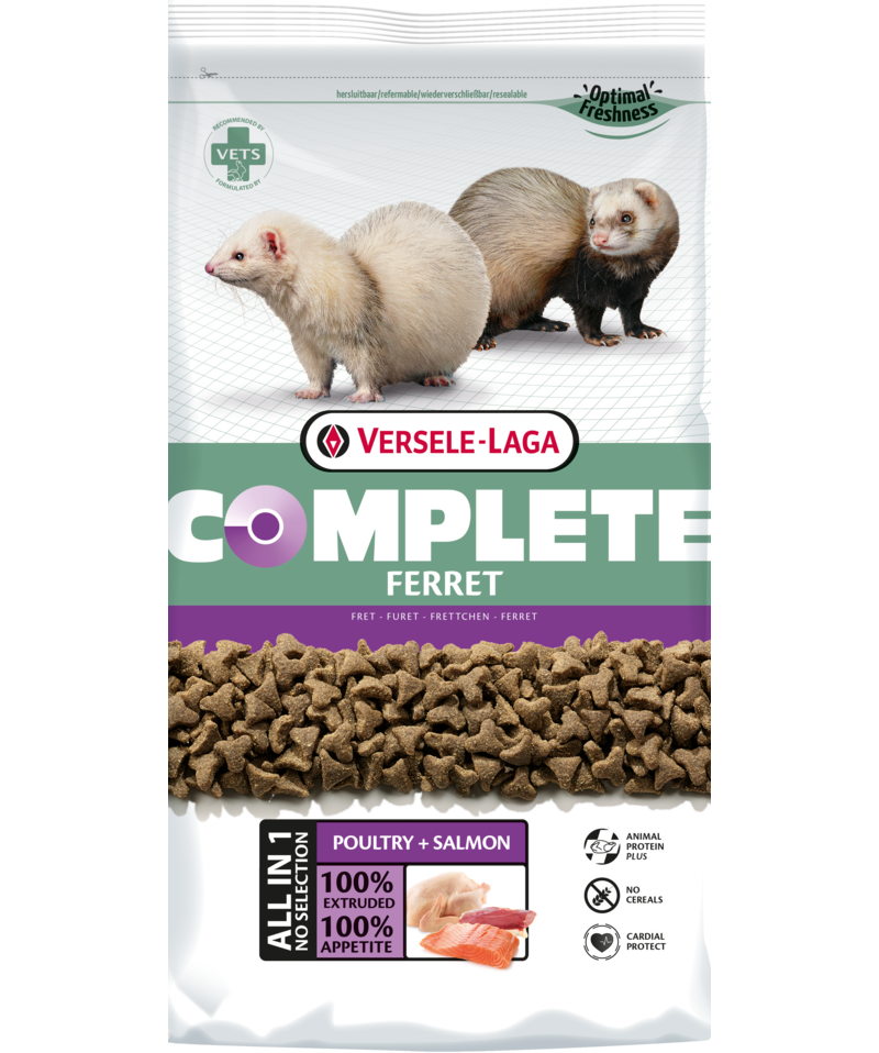 Versele-Laga Laga Ferret Complete - bezzbożowa i bezglutenowa karma dla fretek 2,5 kg