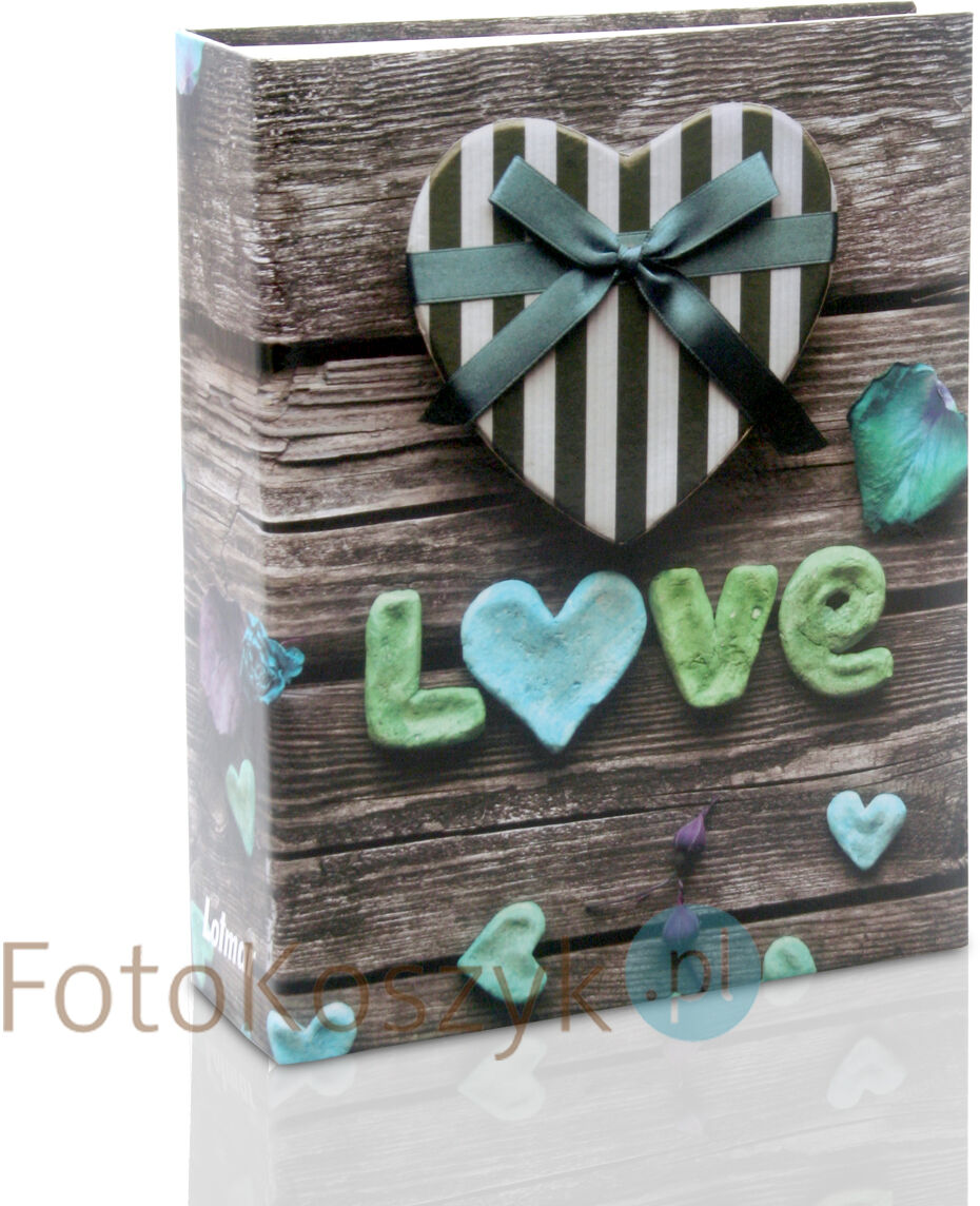 Lotmar Album wsuwany Wood Love zielony (304 zdjęć 10x15)
