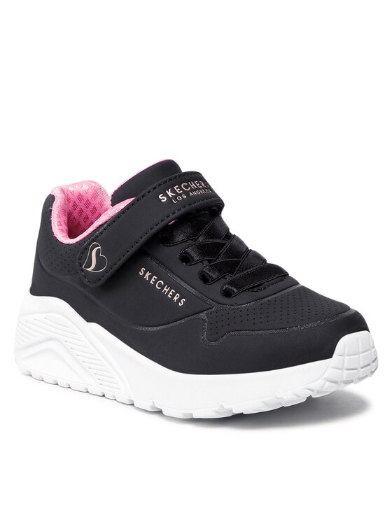 Skechers Sneakersy Uno Lite 310451L/BKRG Czarny