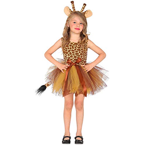 Widmann Widmann 10361 - kostium dziecięcy żyrafa, sukienka z tutu i opaska na włosy, zwierzęta, impreza tematyczna, karnawał 10361