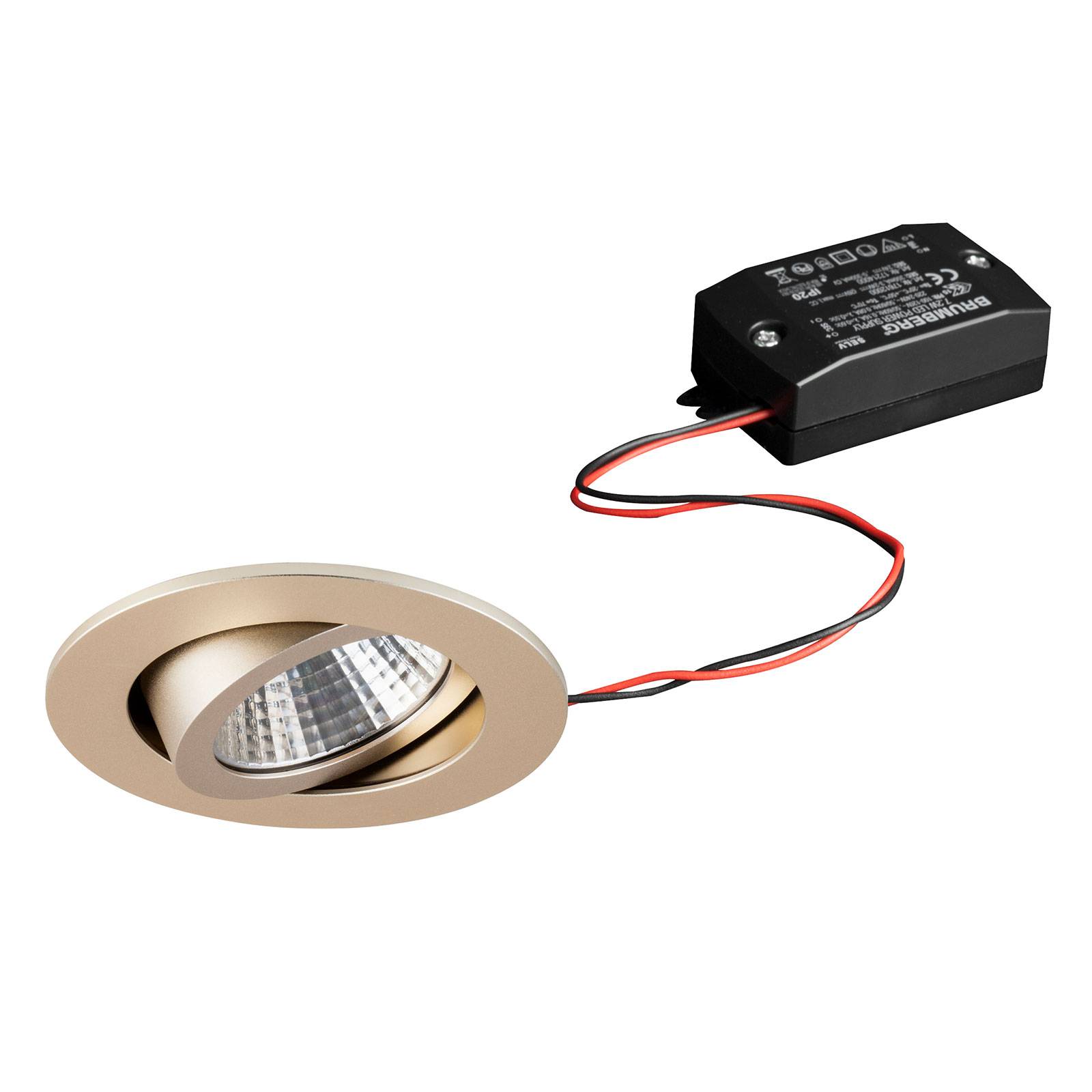Brumberg spot wpuszczany LED 38° kremowy 2 700 K