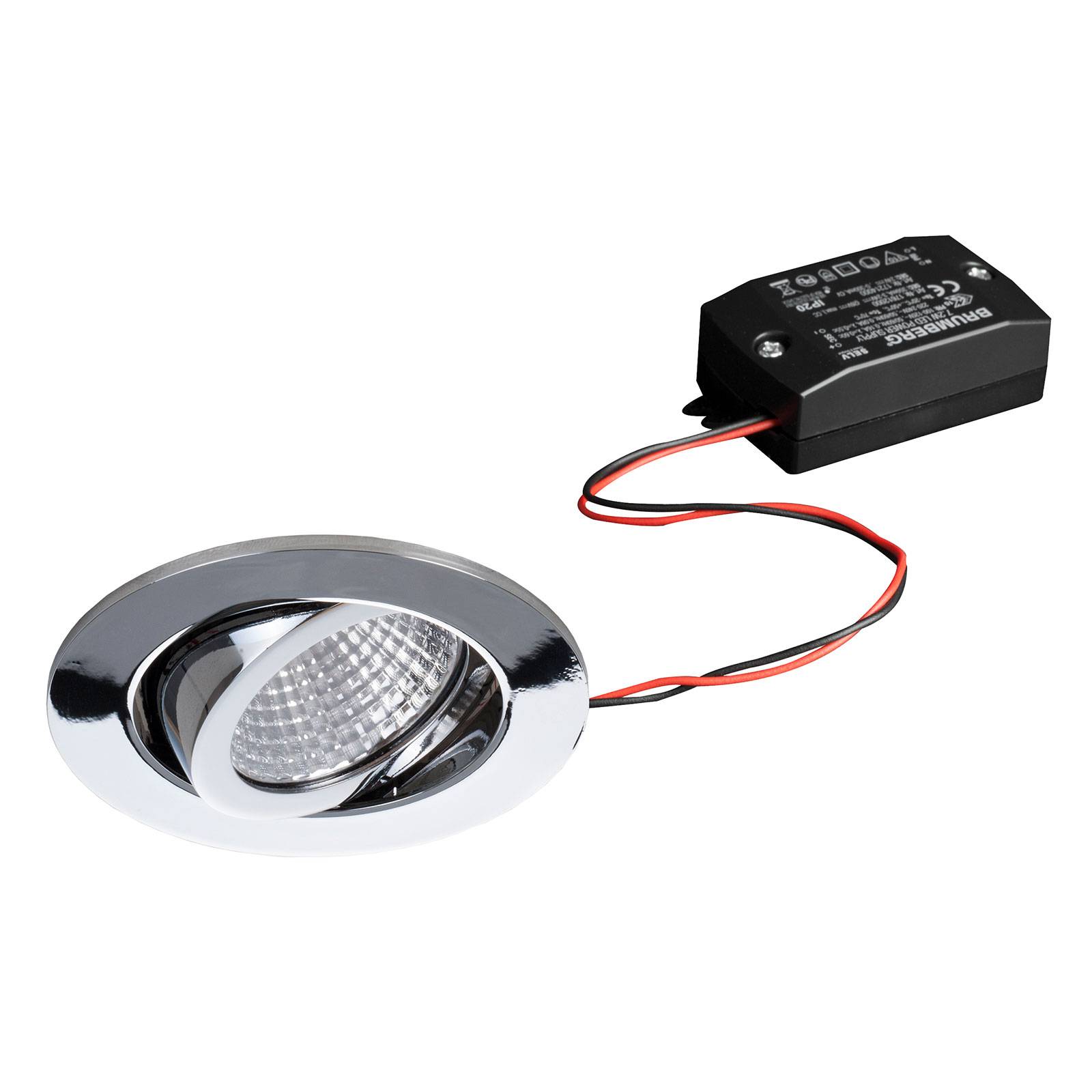 Brumberg spot wpuszczany LED 38° chrom 2 700 K