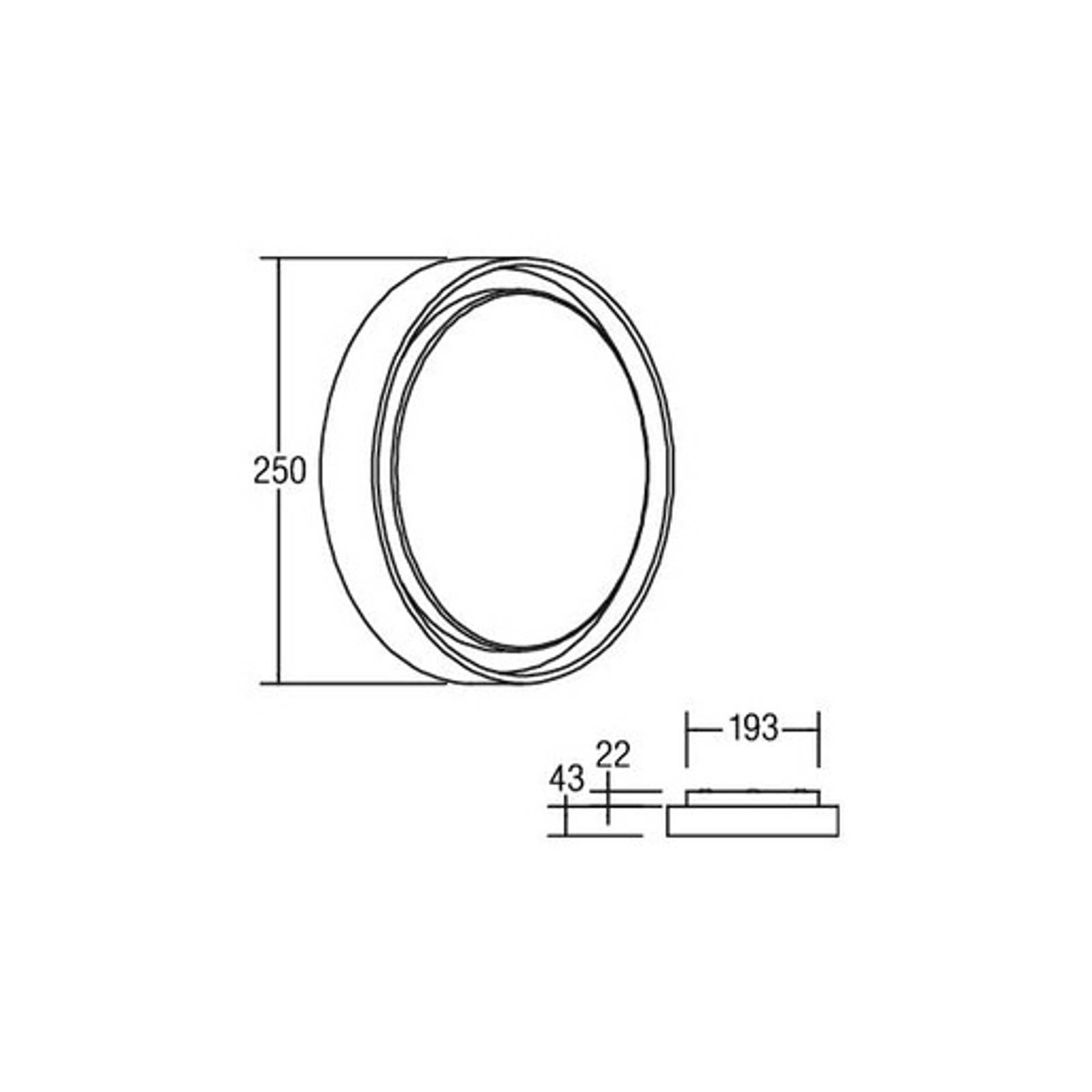 Brumberg 60107 lampa sufitowa LED, okrągła