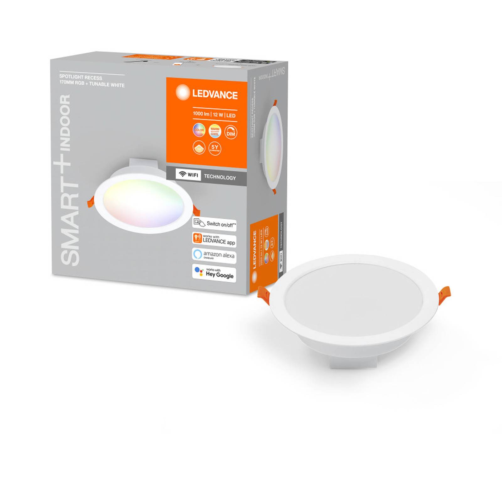 Ledvance SMART+ SMART+ WiFi spot wpuszczany LED, 110°