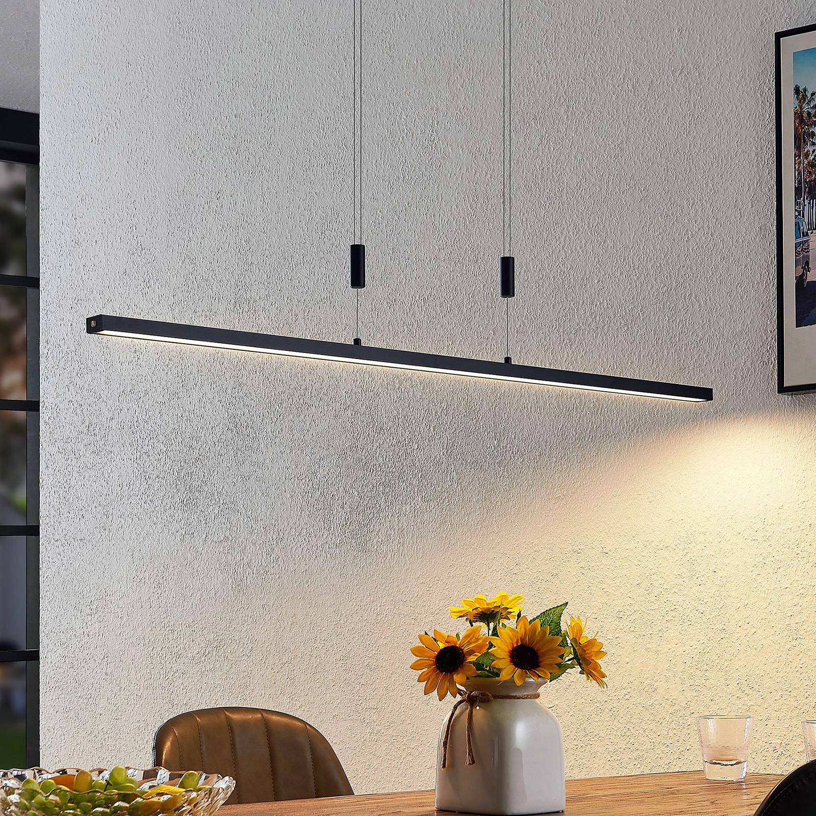 Lindby Lucande Arneja lampa wisząca LED, CCT regulowana
