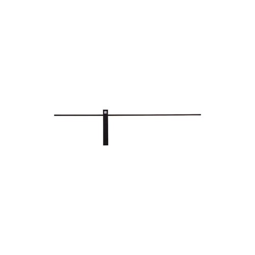 Nowodvorski Nowoczesny smukły kinkiet IMPULSE LED M 10W IP23 LED szer. 91cm czarny 8116