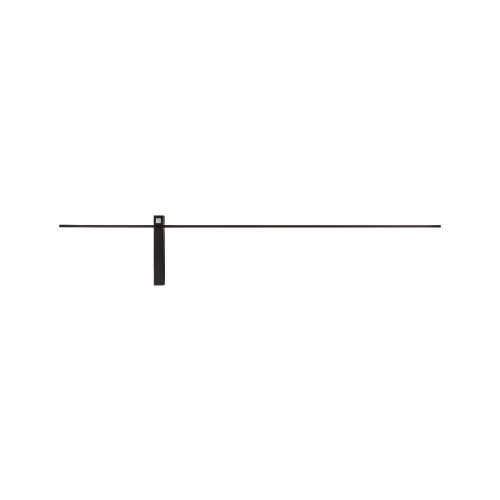 Nowodvorski Nowoczesny smukły kinkiet IMPULSE LED L 15W IP23 LED szer. 120cm czarny 8117