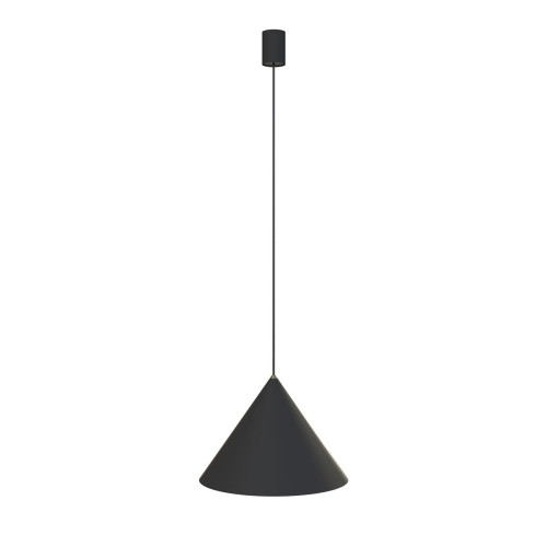 Nowodvorski Loftowa lampa aluminiowa wisząca GU10 35W ZENITH M GU10 wys. 130cm czarny 8001