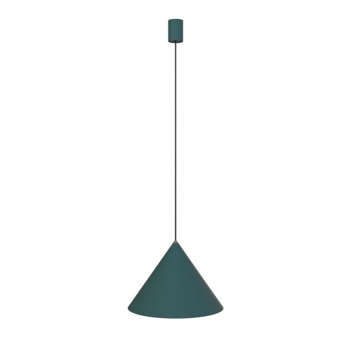 Nowodvorski Loftowa lampa aluminiowa wisząca GU10 35W ZENITH M GU10 wys. 130cm zielony 8003