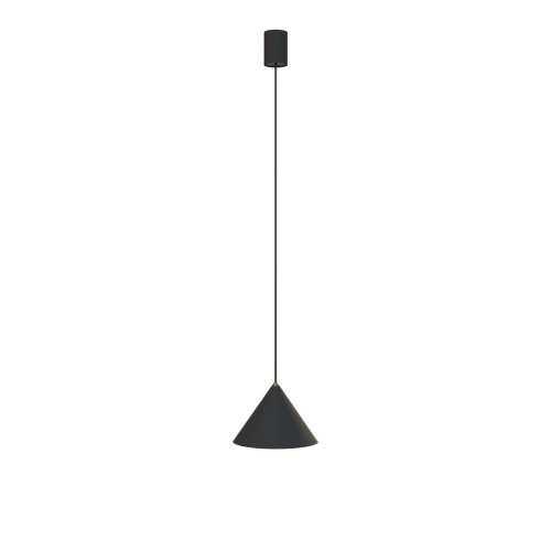 Nowodvorski Loftowa lampa aluminiowa wisząca GU10 35W ZENITH S GU10 wys. 130cm czarny 7996