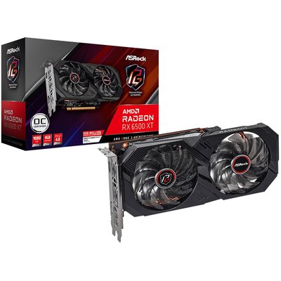 ASRock Karta graf. Rad RX 6500 XT Phantom G D 4GOC RX6500XT PGD 4GO