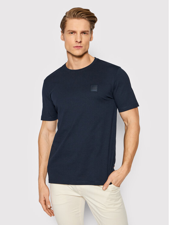 Hugo Boss T-Shirt Tales 50472584 Granatowy Relaxed Fit