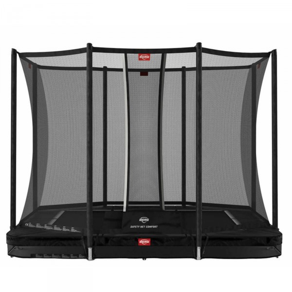 Zdjęcia - Trampolina Berg Ultim Favorit InGround 280+ Safety Net Comfort 280 x 190 cm czarna 