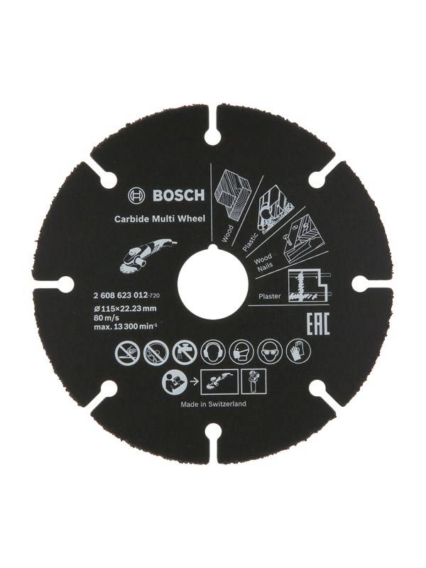 Bosch Powertools powertools Boschh Carbide Multiwheel 115mm 2608623012