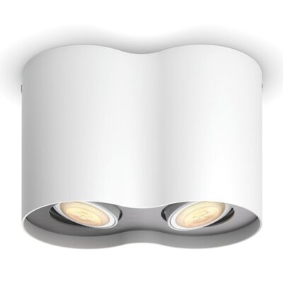 Philips Hue Milliskin Reflektor punktowy do zabudowy - kwadratowy - aluminiowy 929003046601
