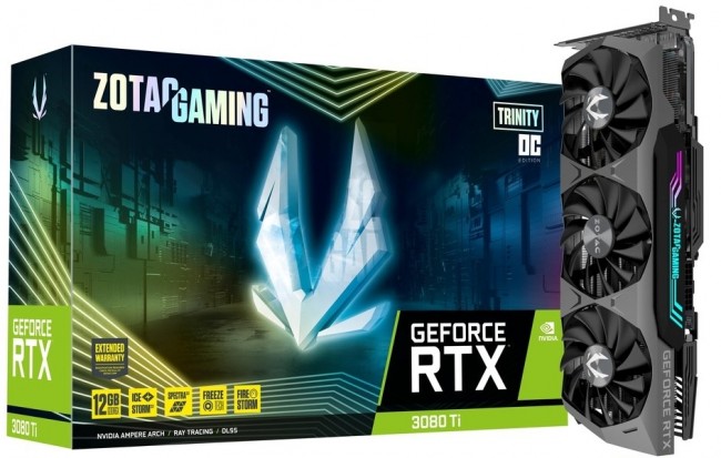 ZOTAC GeForce RTX 3080 Ti Trinity OC 12GB GDDR6X ZT-A30810J-10P ZT-A30810J-10P