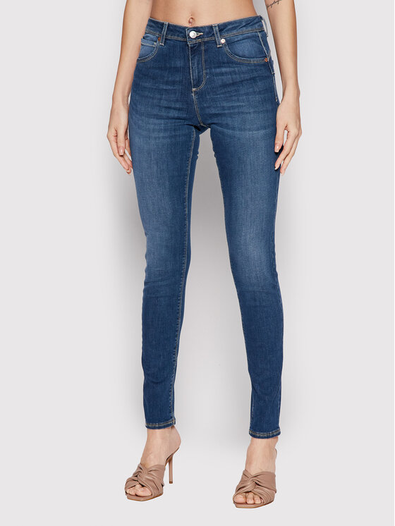 United Colors Of Benetton Jeansy 4NF1574K5 Granatowy Skinny Fit