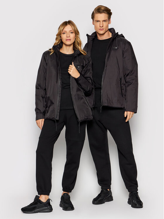 Rains Kurtka przeciwdeszczowa Unisex 15470 Czarny Regular Fit