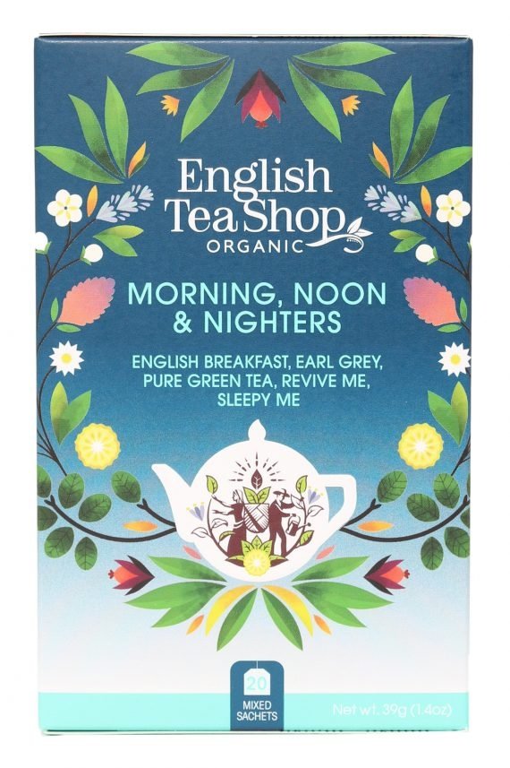 English Tea Shop English Tea Shop, Herbata Morning, Noon & Nighters, 5 smaków, 20 saszetek
