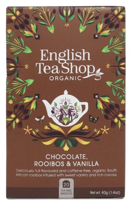 English Tea Shop English Tea Shop Chocolate Rooibois Vanilla - 20 saszetek