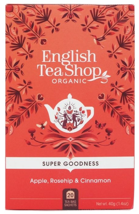 English Tea Shop English Tea Shop, Herbata Apple, Rosehip & Cinnamon, 20 saszetek