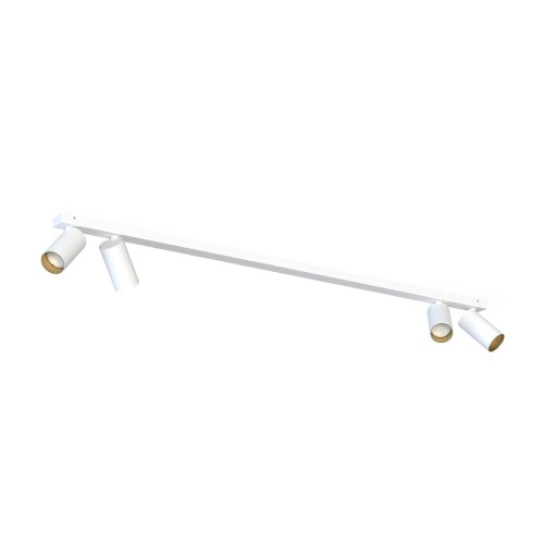 Nowodvorski Lampa punktowa listwa natynkowa MONO IV dł. 118cm GU10 biały złoty 7776
