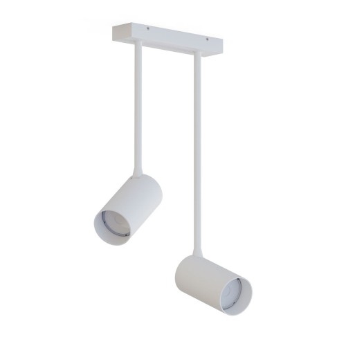 Nowodvorski Lampa 2 punktowa natynkowa MONO LONG II 10W GU10 biały 7726