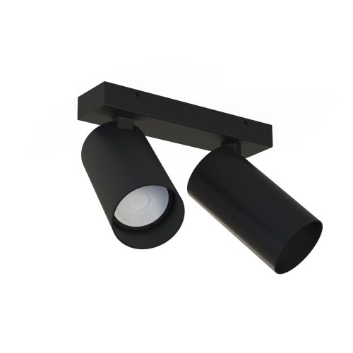 Nowodvorski Lampa 2 punktowa natynkowa MONO II 10W GU10 czarny 7841