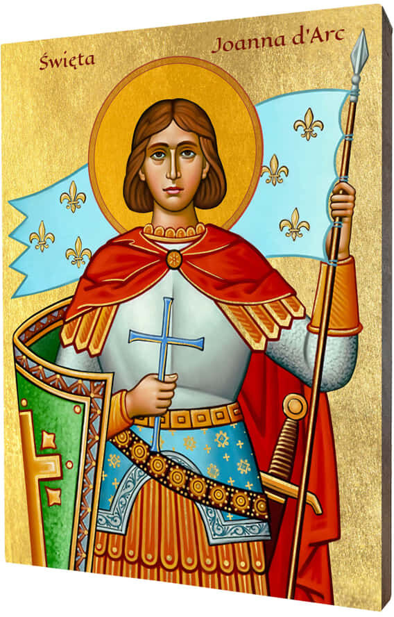 Art Christiana Ikona świętej Joanny d''Arc ACHI255