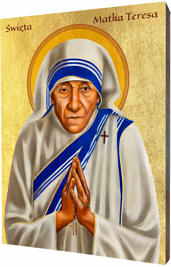 Art Christiana Ikona świętej Matki Teresy z Kalkuty ACHI259