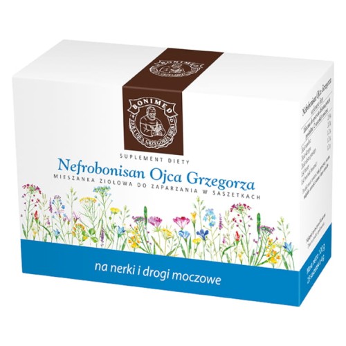 Bonimed Nefrobonisan ojca grzegorza mieszanka ziołowa do zaparzania suplement diety 25 saszetek 100g