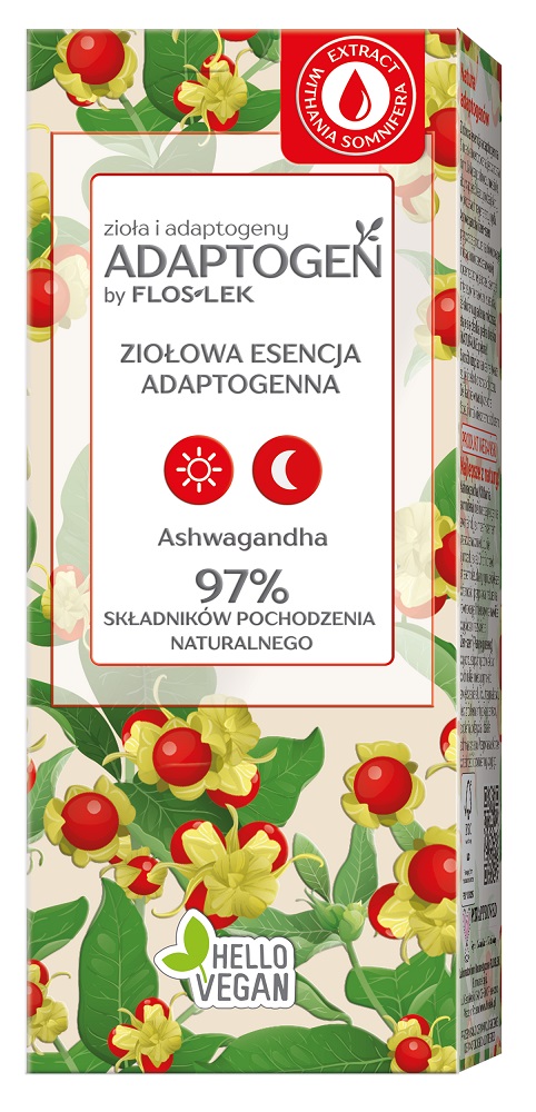 FLOS-LEK Floslek Adaptogen Ziołowa Esencja adaptogenna na dzień i noc 30ml 127976
