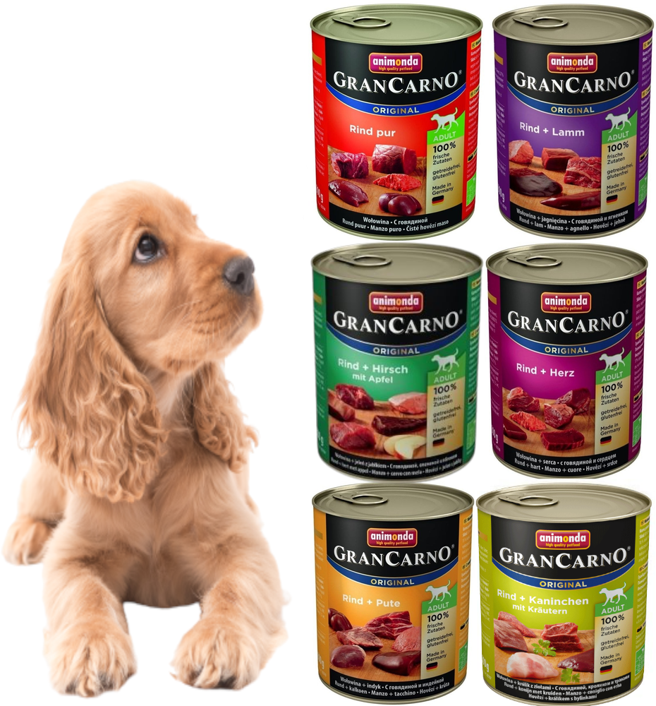 Animonda Grancarno Adult Dog Wołowina + jagnięcina 800g AN 82-742