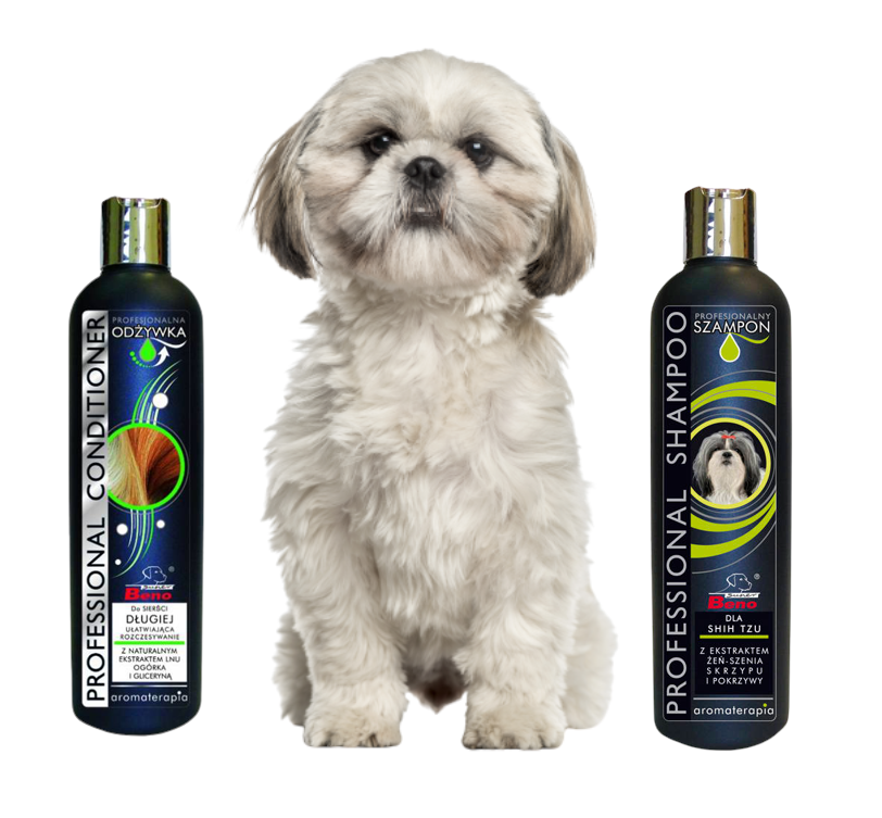 Certech-Super Benek SUPER BENO PROFESSIONAL mokry szampon DLA SHIH-TZU + odżywka do sierści długiej 2x250ml) 54524-uniw