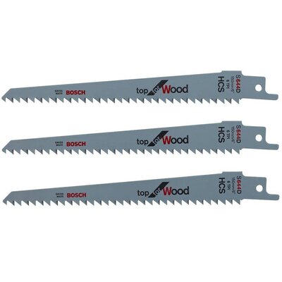 Bosch F016800303 - Zestaw 3 ostrzy KEO do świeżego drewna