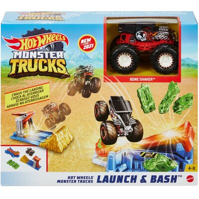 Mattel Monster Trucks Zestaw Kaskaderskie lądowanie GVK08