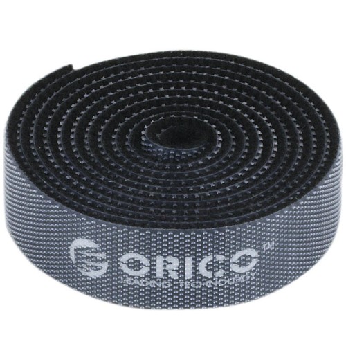 Orico Taśma rzepowa, organizer kabli Orico 1m (czarny) CBT-1S-BK