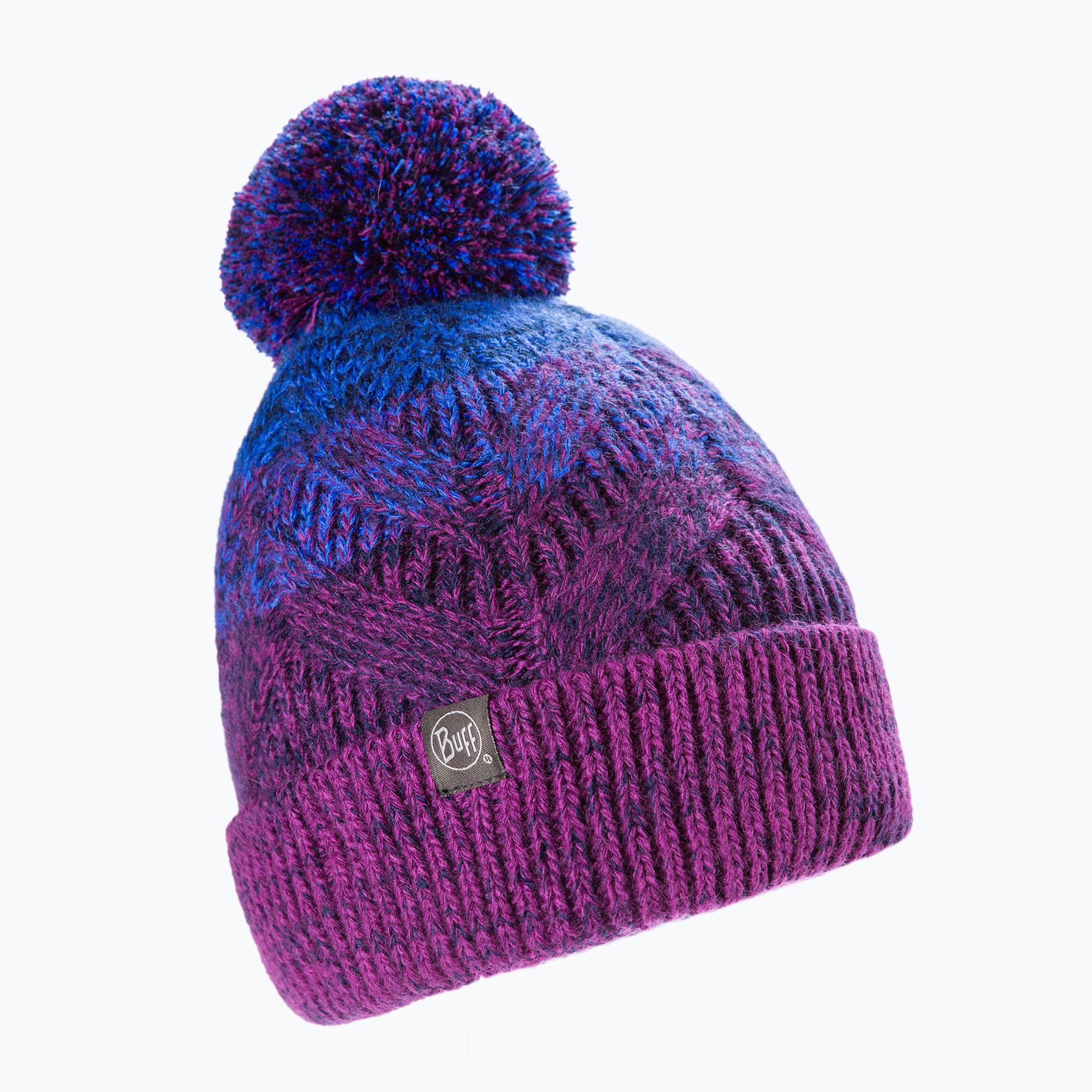 Buff Unisex Adult 120855.609.10.00 KnitTED & FLEECE HAT MASHA PUR PLISH, PURPLE, rozmiar uniwersalny 120855.609.10.00
