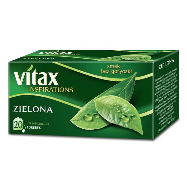 Vitax BAHLSEN Herbata Zielona Inspirations 30g(20 torebek)