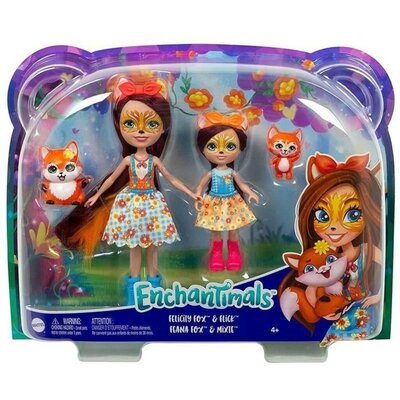 Enchantimals Felicity i Feana Fox Lalki siostry 2-pak HCF81 HCF81