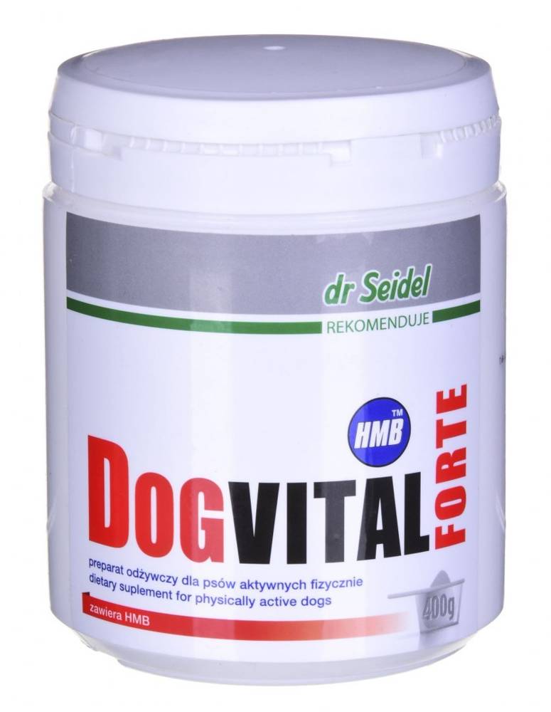 Dr Seidla Laboratorium Dr Seidel Dog Vital Forte z HMB dla psów aktywnych 400g 54779-uniw